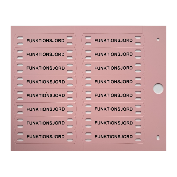 Funktionsjord märkning